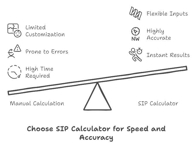 A visual comparison between SIP and lump sum investments, illustrating their benefits for gradual vs. immediate investing.